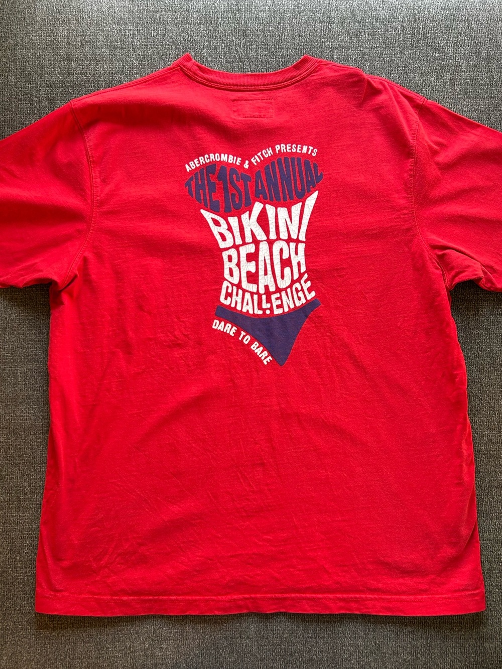 Abercrombie Mens Funny Humor Tee
